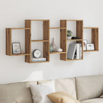 Vegghylle Artisan Eik 159X18X65 Cm Konstruert Tre