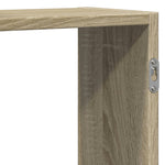 Vegghylle Sonoma Eik 129X18X42 Cm Konstruert Tre