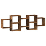 Vegghylle Gammelt Tre 129X18X42 Cm Konstruert Tre