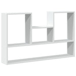 Vegghylle Hvit 99X15X60 Cm Konstruert Tre