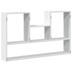 Vegghylle Hvit 99X15X60 Cm Konstruert Tre