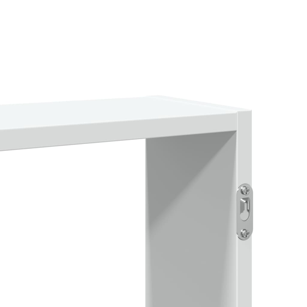 Vegghylle Hvit 99X15X60 Cm Konstruert Tre