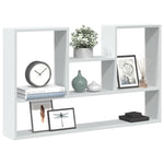 Vegghylle Hvit 99X15X60 Cm Konstruert Tre
