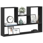 Vegghylle Svart 99X15X60 Cm Konstruert Tre