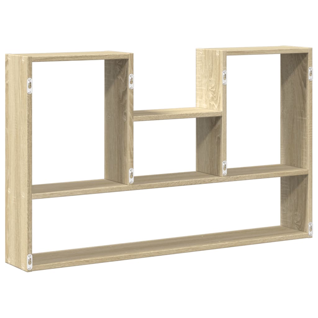 Vegghylle Sonoma Eik 99X15X60 Cm Konstruert Tre