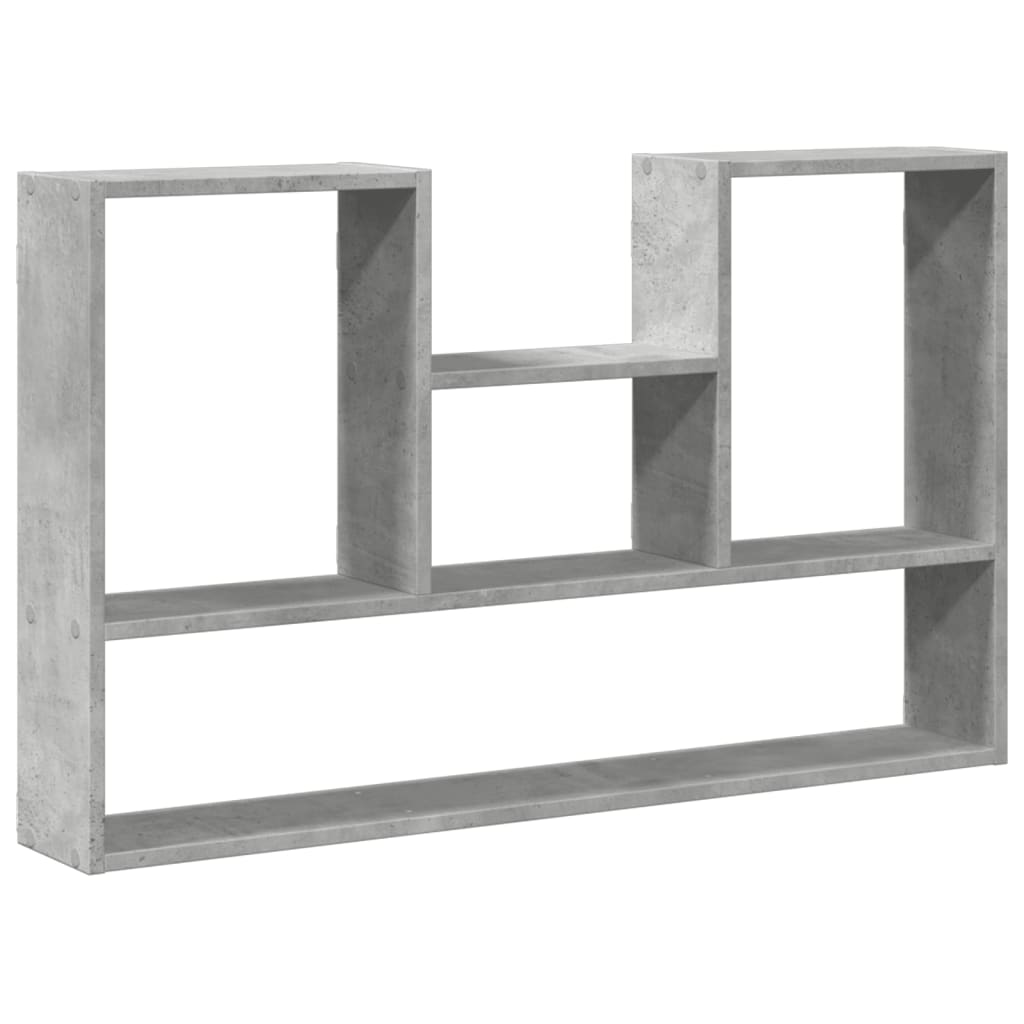 Vegghylle Betonggrå 99X15X60 Cm Konstruert Tre