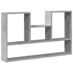 Vegghylle Betonggrå 99X15X60 Cm Konstruert Tre