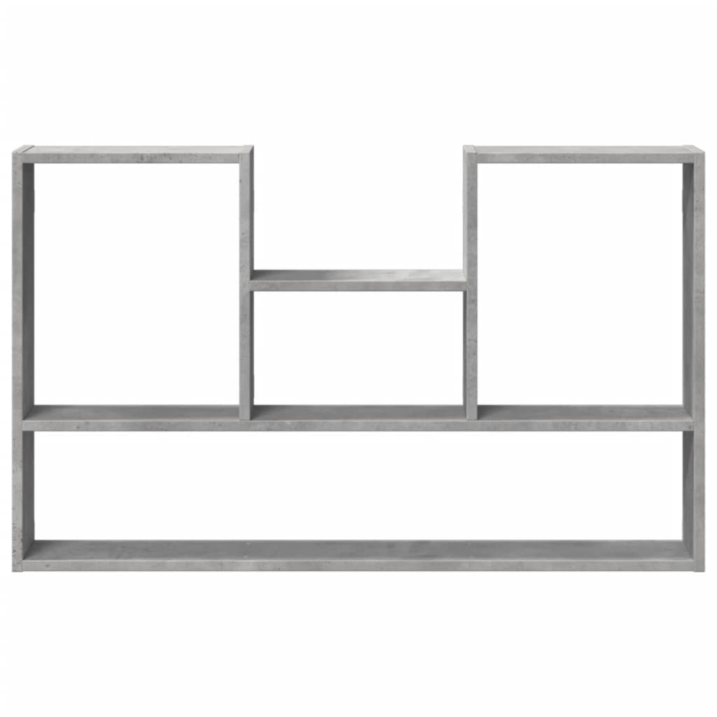 Vegghylle Betonggrå 99X15X60 Cm Konstruert Tre