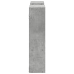 Vegghylle Betonggrå 99X15X60 Cm Konstruert Tre