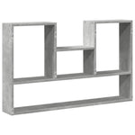 Vegghylle Betonggrå 99X15X60 Cm Konstruert Tre
