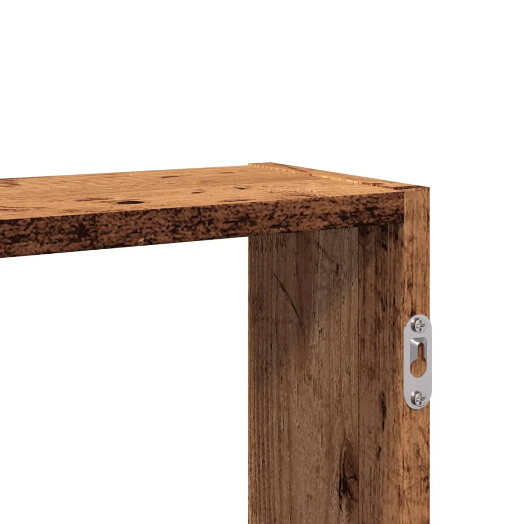Vegghylle Gammelt Tre 99X15X60 Cm Konstruert Tre
