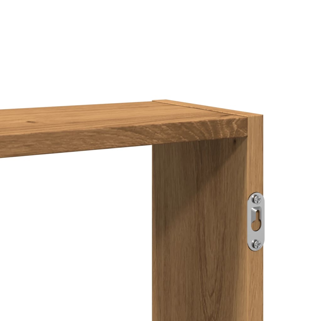 Vegghylle Artisan Eik 99X15X60 Cm Konstruert Tre