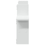 Vegghyller 2 Stk Hvit 38X12X38 Cm Konstruert Tre
