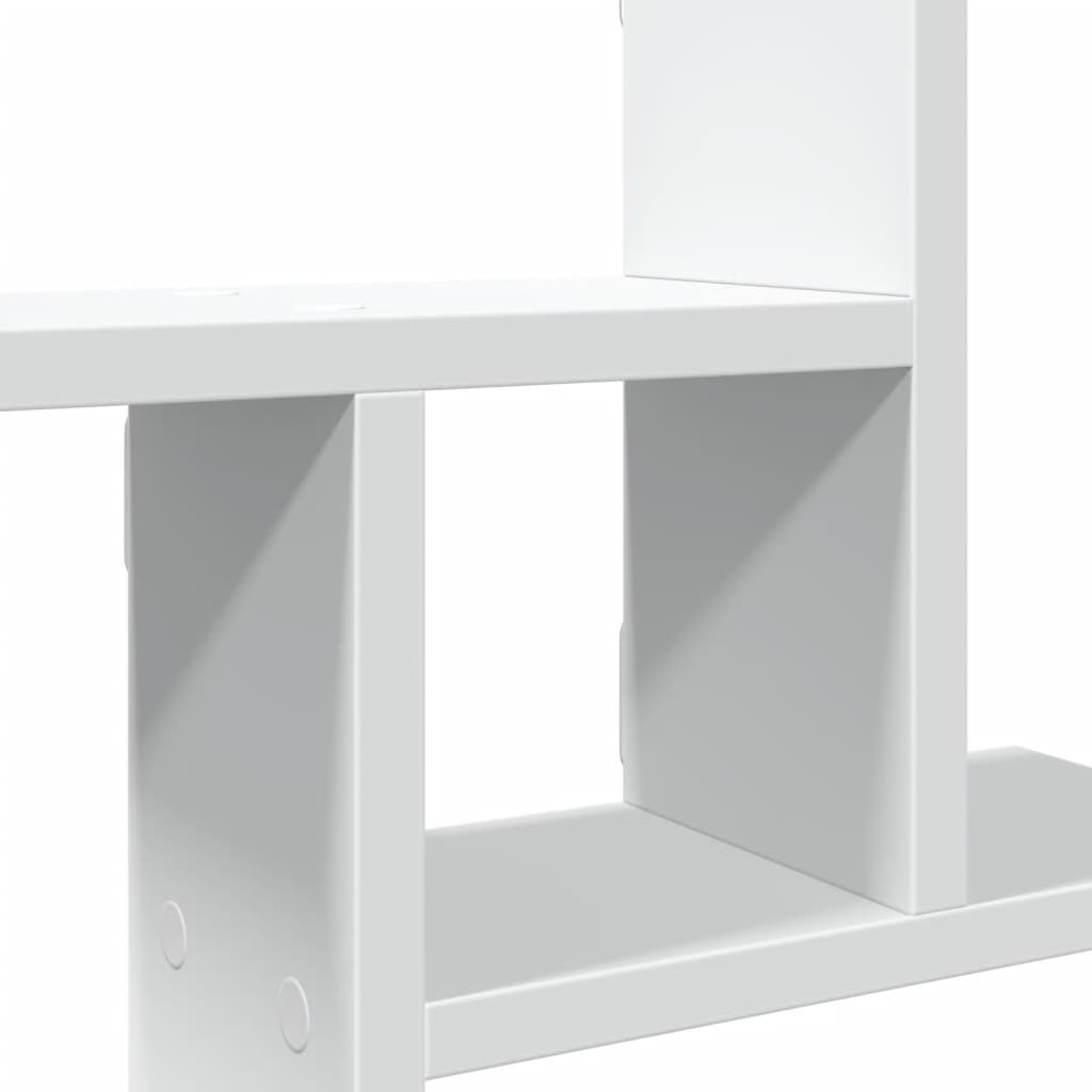 Vegghyller 2 Stk Hvit 38X12X38 Cm Konstruert Tre
