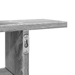Vegghyller 2 Stk Grå Sonoma 38X12X38 Cm Konstruert Tre