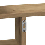 Vegghyller 2 Stk Artisan Eik 38X12X38 Cm Konstruert Tre