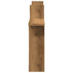 Vegghyller 2 Stk Artisan Eik 50X12X50 Cm Konstruert Tre