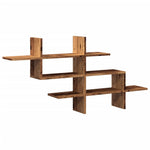 Vegghylle Gammelt Tre 124,5X18X60,5 Cm Konstruert Tre