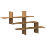 Vegghylle Artisan Eik 124,5X18X60,5 Cm Konstruert Tre
