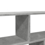 Vegghylle Betonggrå 100X25X50 Cm Konstruert Tre