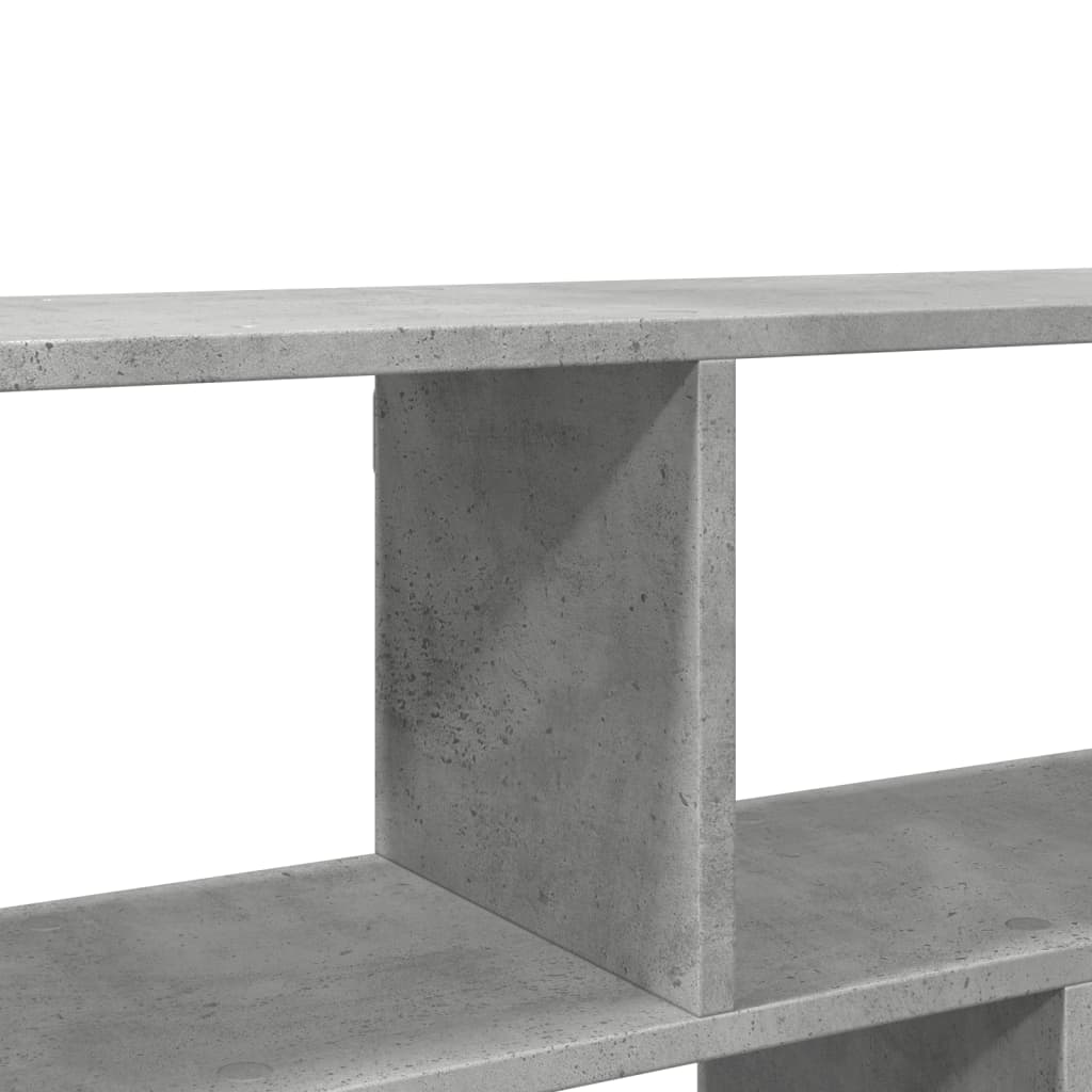 Vegghylle Betonggrå 100X25X50 Cm Konstruert Tre