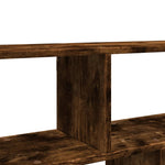Vegghylle Røkt Eik 100X25X50 Cm Konstruert Tre