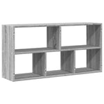 Vegghylle Grå Sonoma 100X25X50 Cm Konstruert Tre