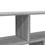 Vegghylle Grå Sonoma 100X25X50 Cm Konstruert Tre