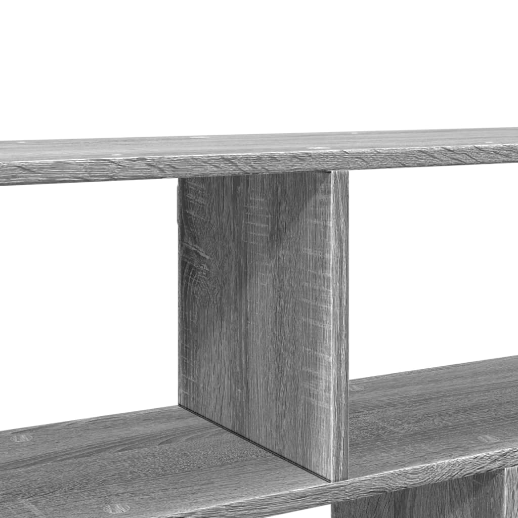 Vegghylle Grå Sonoma 100X25X50 Cm Konstruert Tre