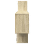 Vegghylle Sonoma Eik 167,5X18X68 Cm Konstruert Tre