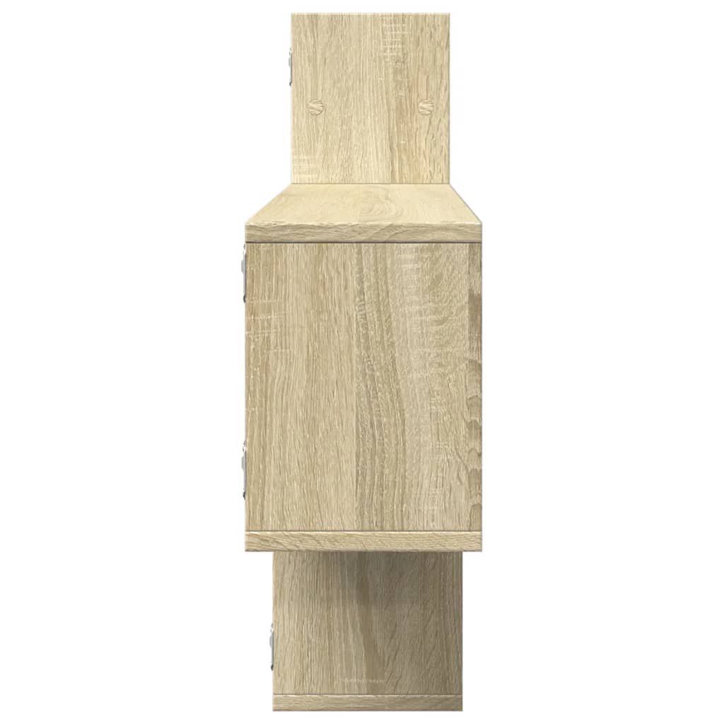 Vegghylle Sonoma Eik 167,5X18X68 Cm Konstruert Tre