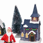 Juleborddekor Med Batteridrevne Lys Flerfarget Harpiks