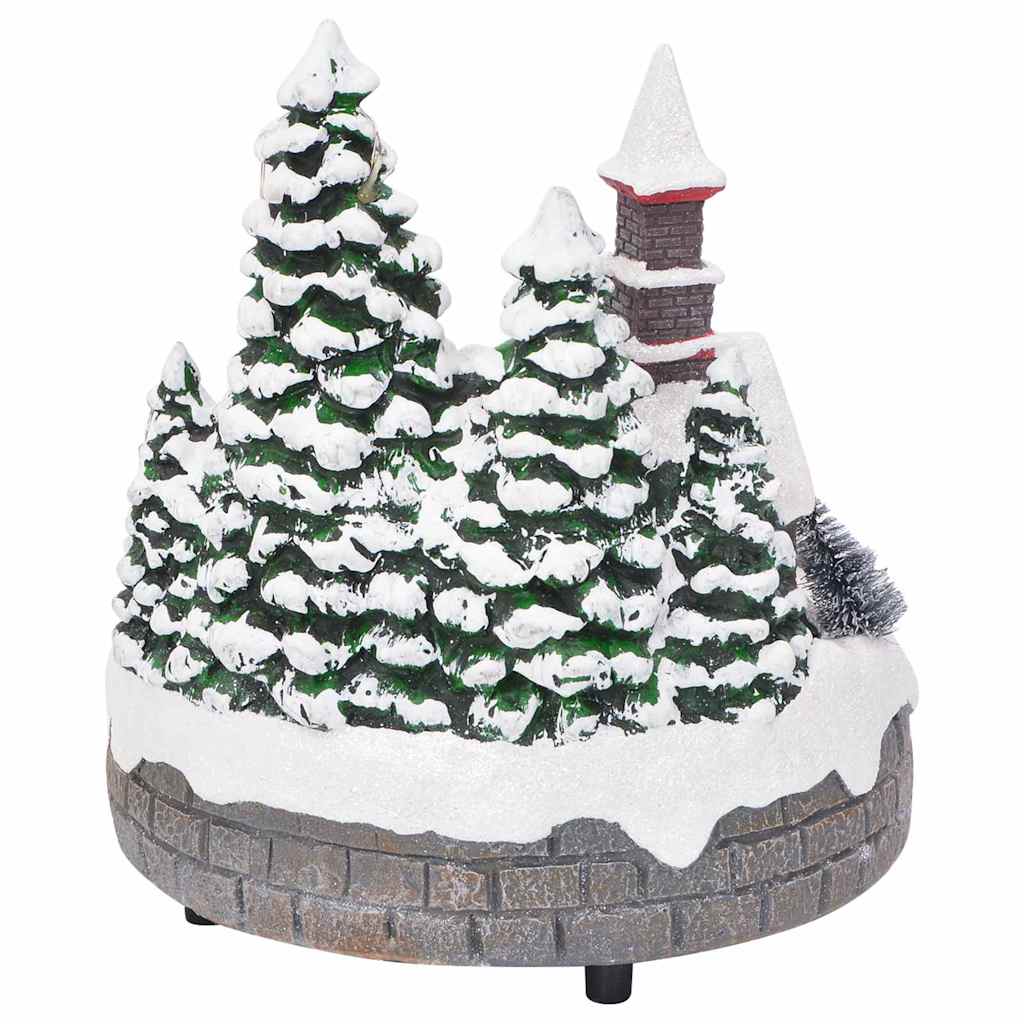 Juleborddekorasjon Flerfarget 16 X 16 X 19 Cm Harpiks