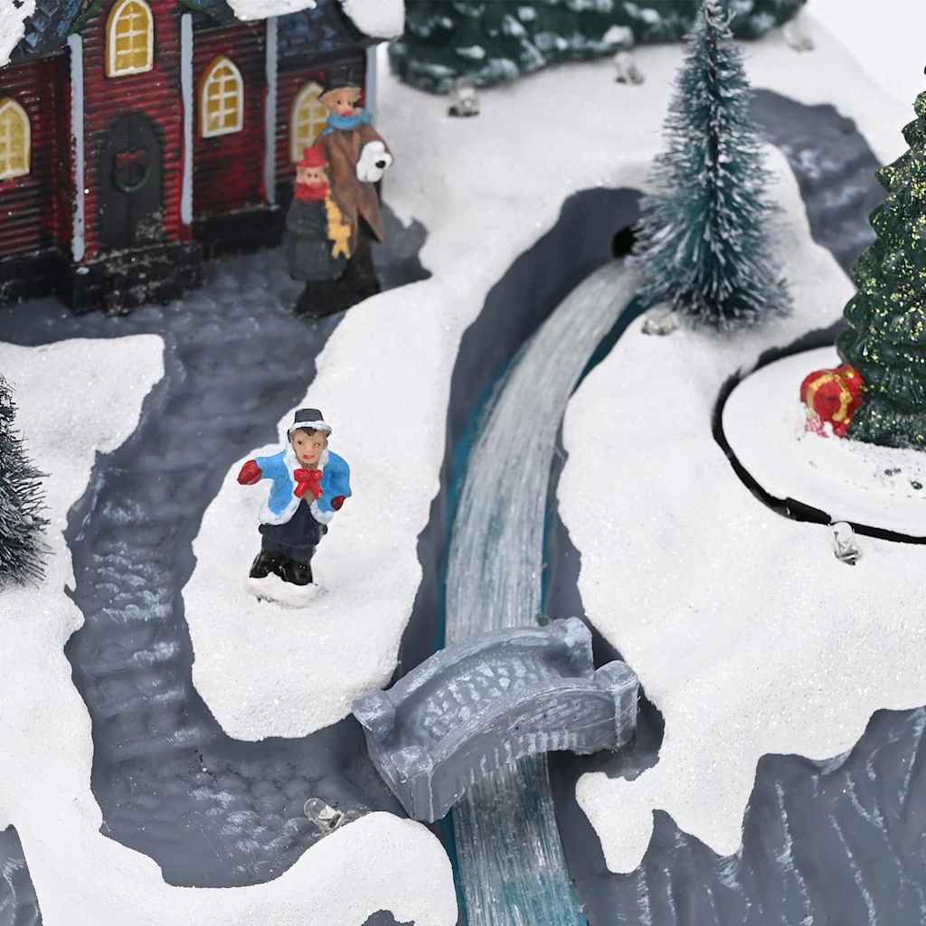 Juleby Dekorasjon Flerfarget 20.5 X 17 X 21 Cm Plast