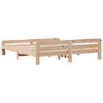 Sengeramme Med Madrass 200X200 Cm Heltre Furu