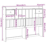 Hodegavl Med Oppbevaring 160 Cm Heltre Furu