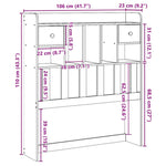 Hodegavl Med Oppbevaring 100 Cm Heltre Furu