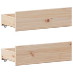 Seng Med Bokhylle Uten Madrass 180X200 Cm Heltre Furu