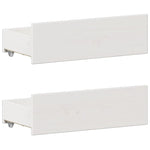 Seng Med Bokhylle Uten Madrass Hvit 180X200 Cm Heltre Furu