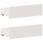 Seng Med Bokhylle Uten Madrass Hvit 140X200 Cm Heltre Furu