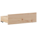 Seng Med Bokhylle Uten Madrass 75X190 Cm Heltre Furu