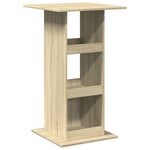 Barbord Med Oppbevaring Sonoma Eik 60X60X102 Cm Konstruert Tre
