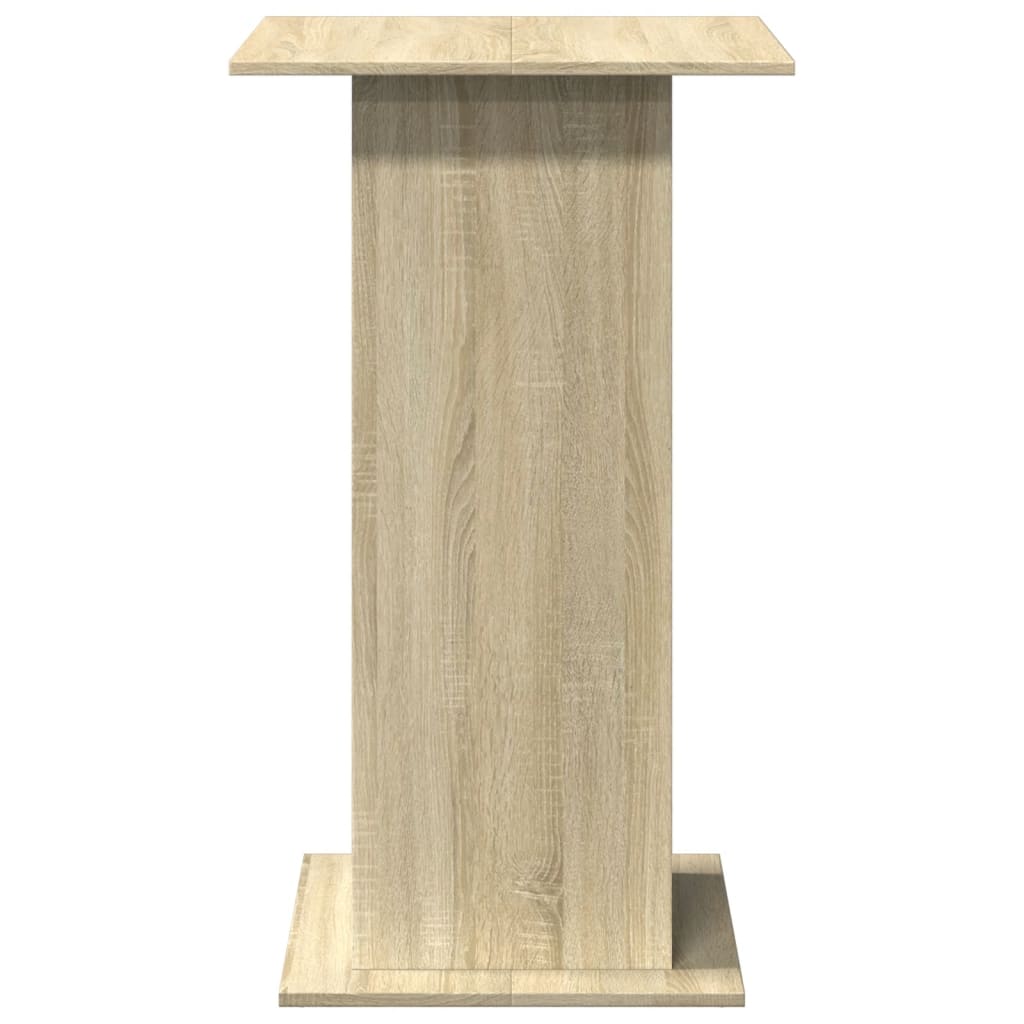 Barbord Med Oppbevaring Sonoma Eik 60X60X102 Cm Konstruert Tre