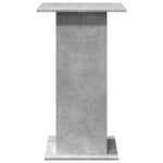 Barbord Med Oppbevaring Betonggrå 60X60X102 Cm Konstruert Tre