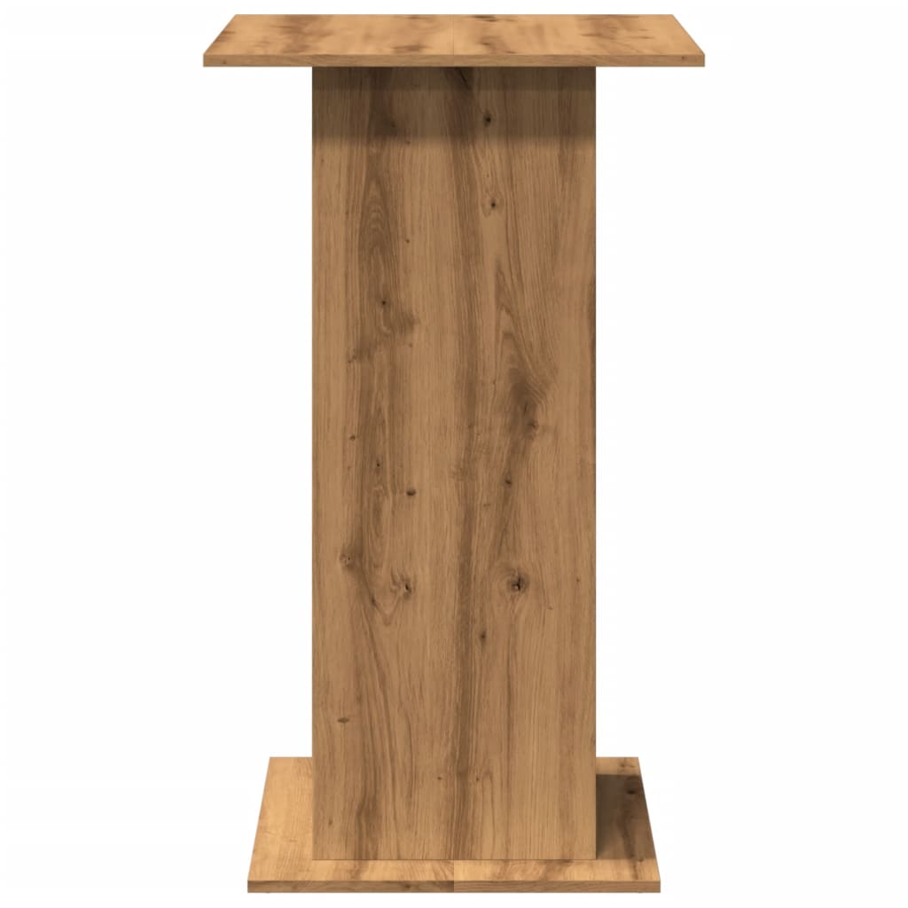 Barbord Med Oppbevaring Artisan Eik 60X60X102 Cm Konstruert Tre