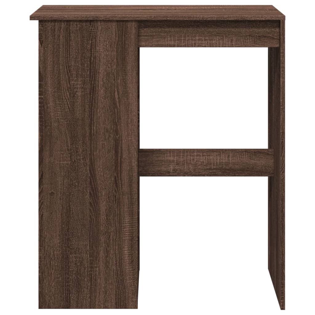 Barbord Med Stativer Brun Eik 90X47,5X103,5 Cm Konstruert Tre