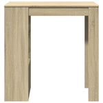 Barbord Med Stativer Sonoma Eik 102X50X103,5 Cm Konstruert Tre