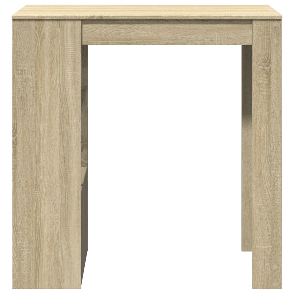 Barbord Med Stativer Sonoma Eik 102X50X103,5 Cm Konstruert Tre