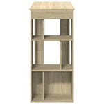 Barbord Med Stativer Sonoma Eik 102X50X103,5 Cm Konstruert Tre