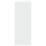 Barbord Med Stativer Hvit 90X40X103,5 Cm Konstruert Tre